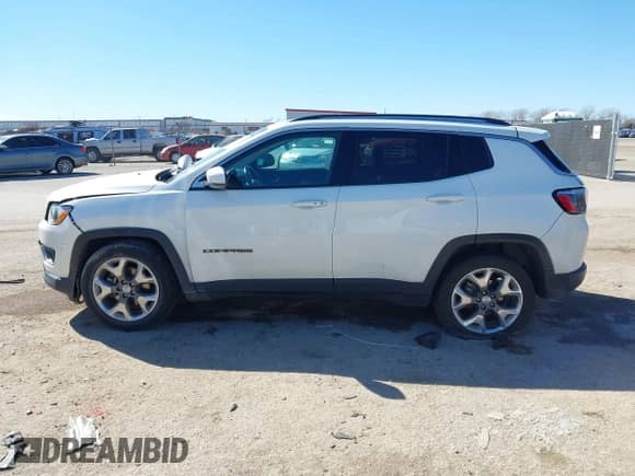 2021 Jeep Compass Limited with VIN 3C4NJCCBXMT573563, listed as a IAAI auction lot 41687325 with 75,768 mi miles and . Bid and sale history available at DreamBid. Image 14.