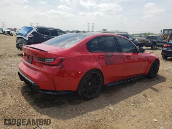2023 BMW M3 Competition xDrive z VIN WBS43AY01PFN43375, wystawiony jako Copart lot #63294955 z przebiegiem 21 879 mil mil oraz Szkoda całkowita • Salvage title. Historia ofert i sprzedaży dostępna na DreamBid. Obrazek 3.
