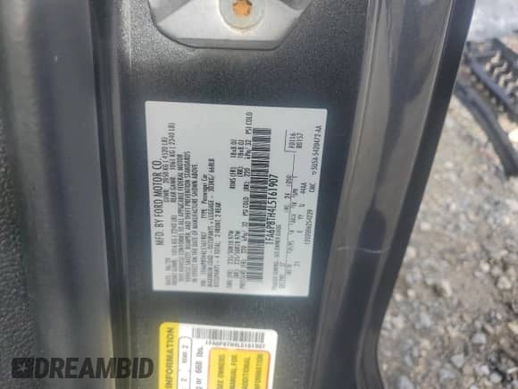 2020 Ford Mustang EcoBoost with VIN 1FA6P8TH4L5161907, listed as a Copart auction lot 80991295 with 39,286 mi miles and Salvage title. Bid and sale history available at DreamBid. Image 13.