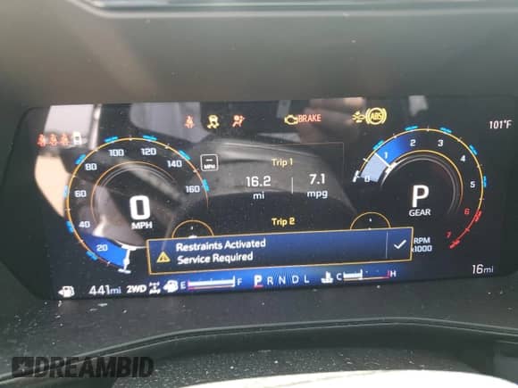 2025 Chevrolet Colorado 4WD Z71 с VIN 1GCPTDEK1S1198818, выставлен на аукционе Copart как лот 65616045 с пробегом 16 миль миль и Списание • Salvage title. История ставок и продаж доступна на DreamBid. Изображение 9.