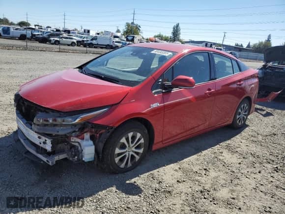 2020 Toyota Prius LE with VIN JTDKARFP1L3130967, listed as a Copart auction lot 80495065 with 64,702 mi miles and Salvage title. Bid and sale history available at DreamBid. Image 1.