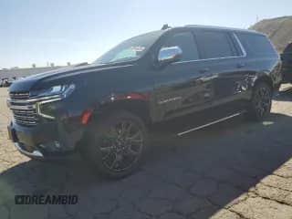 2024 Chevrolet Suburban Premier с VIN 1GNSKFKD2RR185531, выставлен на аукционе Copart как лот 46346435 с пробегом 20 103 миль миль и Списание • Salvage title. История ставок и продаж доступна на DreamBid. Изображение 1.