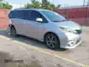 2016 Toyota Sienna SE with VIN 5TDXK3DC3GS732936, listed as a IAAI auction lot 42721756 with 150,449 mi miles and . Bid and sale history available at DreamBid. Image 1.