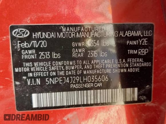 2020 Hyundai Sonata SEL Plus z VIN 5NPEJ4J29LH035606, wystawiony jako Copart lot #81528875 z przebiegiem 80 419 mil mil oraz Szkoda całkowita • Salvage title. Historia ofert i sprzedaży dostępna na DreamBid. Obrazek 12.