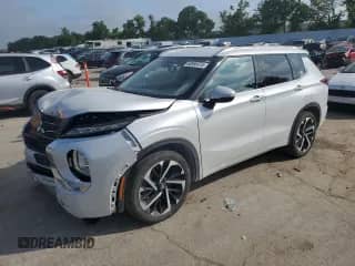 2022 Mitsubishi Outlander SEL with VIN JA4J4VA89NZ091809, listed as a Copart auction lot 60986975 with 70,279 mi miles and Salvage title. Bid and sale history available at DreamBid. Image 1.