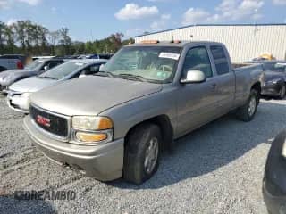 2002 GMC Sierra 1500 Denali z VIN 2GTFK69U421383350, wystawiony jako Copart lot #74765724 z przebiegiem Nie podano mil oraz Szkoda całkowita • Salvage title. Historia ofert i sprzedaży dostępna na DreamBid. Obrazek 1.