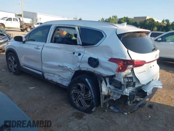 2021 Hyundai Santa Fe SEL z VIN 5NMS24AJ6MH318230, wystawiony jako IAAI lot #43106688 z przebiegiem 63 291 mil mil oraz . Historia ofert i sprzedaży dostępna na DreamBid. Obrazek 3.