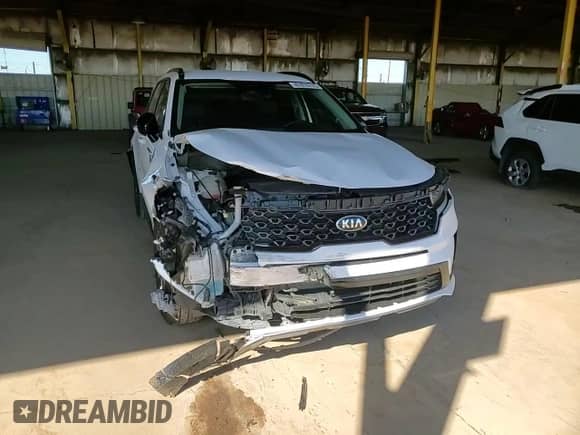 2021 Kia Sorento S with VIN 5XYRL4LC0MG007946, listed as a Copart auction lot 87070725 with 121,077 mi miles and Salvage title. Bid and sale history available at DreamBid. Image 14.