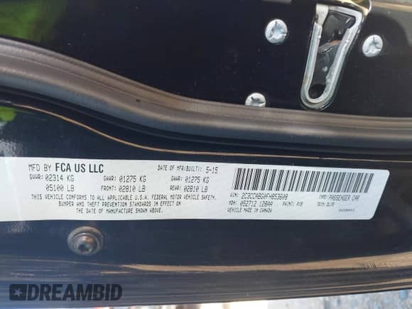 2015 Chrysler 300 S с VIN 2C3CCABG0FH853608, выставлен на аукционе IAAI как лот 42774597 с пробегом 101 027 миль миль и . История ставок и продаж доступна на DreamBid. Изображение 9.