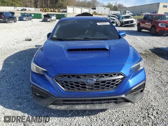 2022 Subaru WRX Premium with VIN JF1VBAH62N8009960, listed as a Copart auction lot 49588285 with 33,138 mi miles and Salvage title. Bid and sale history available at DreamBid. Image 5.