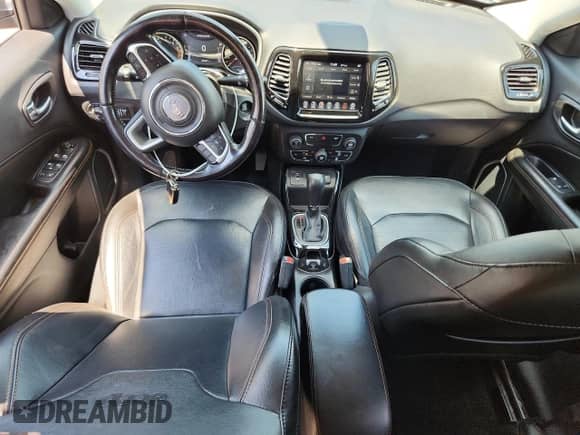 2020 Jeep Compass Limited with VIN 3C4NJCCB2LT187511, listed as a Copart auction lot 63769235 with 100,436 mi miles and Salvage title. Bid and sale history available at DreamBid. Image 8.