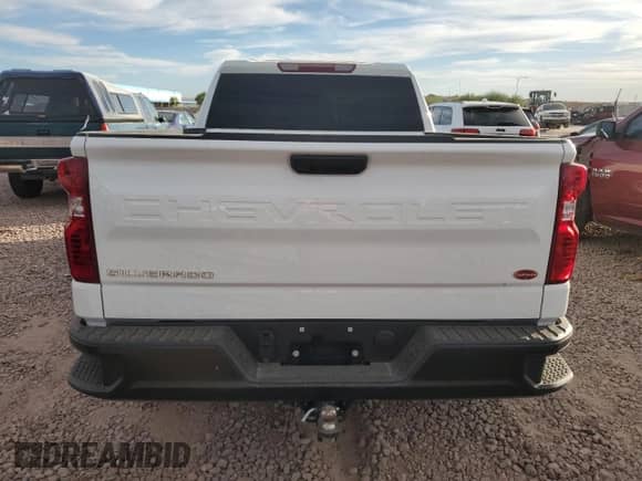 2024 Chevrolet Silverado 1500 Work Truck with VIN 1GCRAAEK1RZ339203, listed as a Copart auction lot 78446224 with 5,163 mi miles and Salvage title. Bid and sale history available at DreamBid. Image 6.