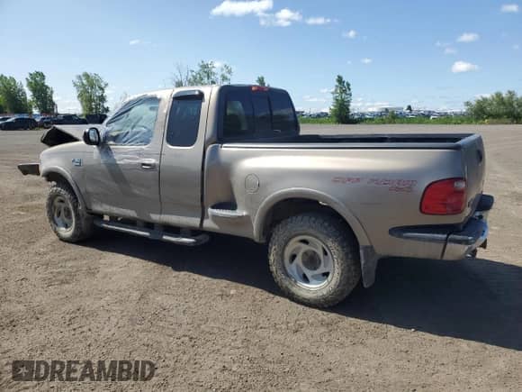 2001 Ford F-150 XL with VIN 1FTRX08L71KF02608, listed as a Copart auction lot 60115445 with 208,939 mi miles and Salvage title. Bid and sale history available at DreamBid. Image 2.
