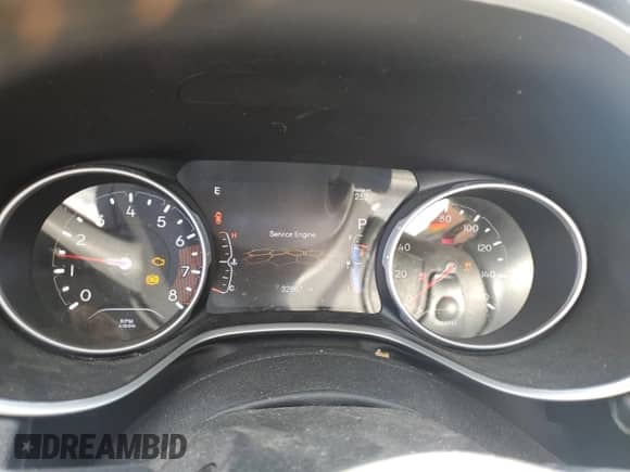 2020 Jeep Compass Limited with VIN 3C4NJDCB9LT216203, listed as a Copart auction lot 80500965 with 32,867 mi miles and Salvage title. Bid and sale history available at DreamBid. Image 9.