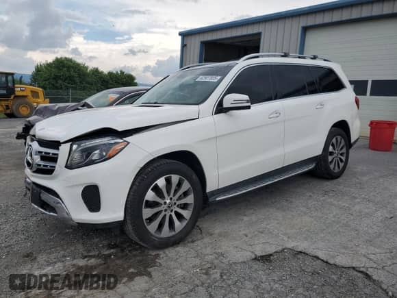 2018 Mercedes-Benz GLS 450 with VIN 4JGDF6EE5JB108557, listed as a Copart auction lot 62907805 with 94,718 mi miles and Salvage title. Bid and sale history available at DreamBid. Image 1.