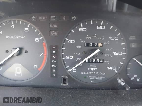 1994 Honda Accord with VIN 1HGCD5645RA025543, listed as a IAAI auction lot 43226850 with 161,834 mi miles and . Bid and sale history available at DreamBid. Image 7.