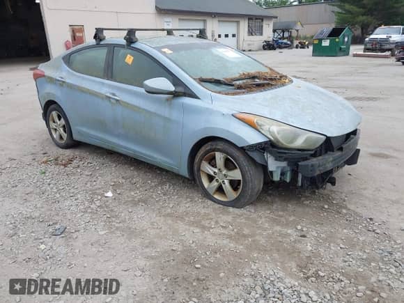 2011 Hyundai Elantra GLS with VIN KMHDH4AE9BU089585, listed as a IAAI auction lot 42463477 with 203,775 mi miles and . Bid and sale history available at DreamBid. Image 1.