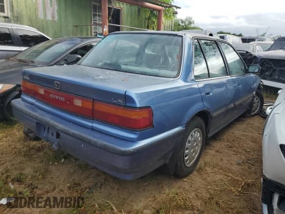 1991 Honda Civic z VIN JHMED3655MS022552, wystawiony jako Copart lot #84688084 z przebiegiem 64 036 mil mil oraz Nie do naprawy • Non repairable. Historia ofert i sprzedaży dostępna na DreamBid. Obrazek 3.