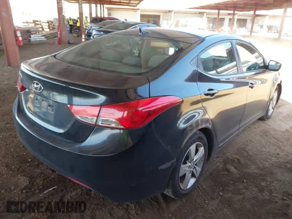 2012 Hyundai Elantra Limited with VIN 5NPDH4AE6CH111302, listed as a IAAI auction lot 42890720 with 206,588 mi miles and . Bid and sale history available at DreamBid. Image 4.