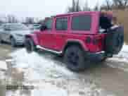 2022 Jeep Wrangler Unlimited Sahara with VIN 1C4HJXEG8NW124021, listed as a IAAI auction lot 41269073 with 33,346 mi miles and . Bid and sale history available at DreamBid. Image 3.