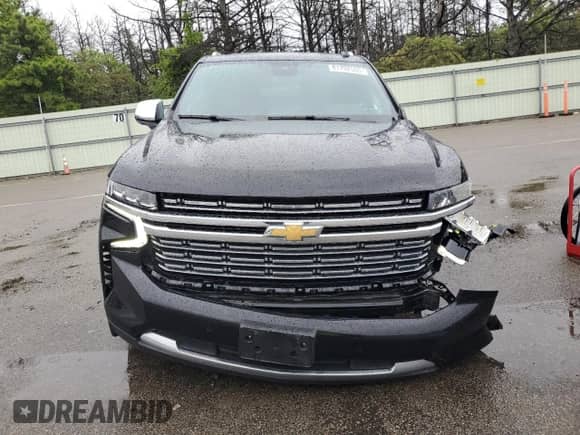 2023 Chevrolet Suburban Premier with VIN 1GNSKFKD1PR184075, listed as a Copart auction lot 81792555 with 74,078 mi miles and Salvage title. Bid and sale history available at DreamBid. Image 5.