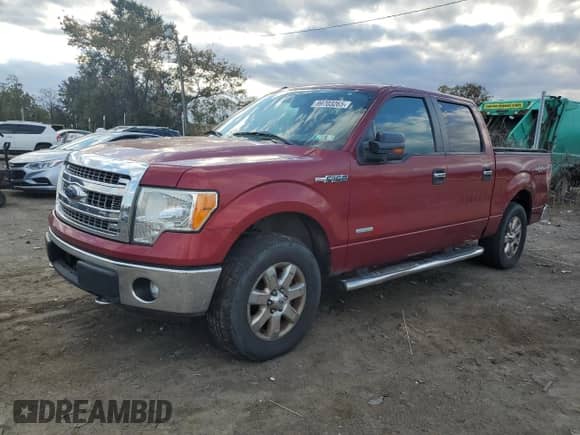 2013 Ford F-150 Lariat with VIN 1FTFW1ETXDKD01905, listed as a Copart auction lot 89703265 with 347,789 mi miles and Clean title. Bid and sale history available at DreamBid. Image 1.