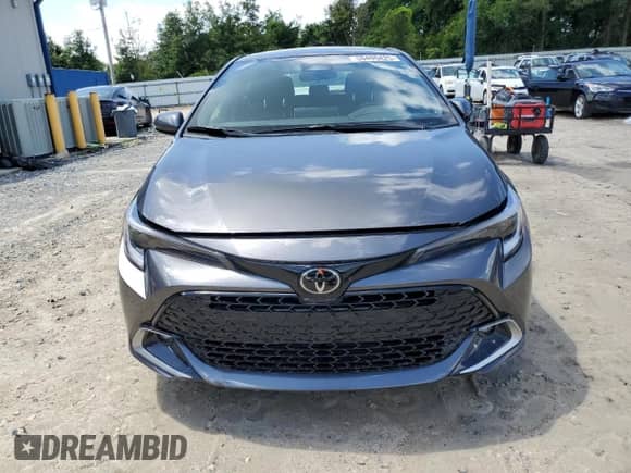 2025 Toyota Corolla XSE with VIN JTNC4MBE5S3233404, listed as a Copart auction lot 59495425 with 4,532 mi miles and Salvage title. Bid and sale history available at DreamBid. Image 5.