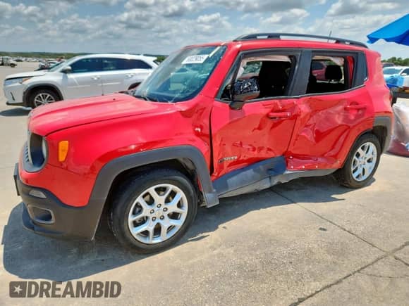 2018 Jeep Renegade Altitude with VIN ZACCJABB7JPJ23396, listed as a Copart auction lot 68029055 with 102,618 mi miles and Non repairable. Bid and sale history available at DreamBid. Image 1.