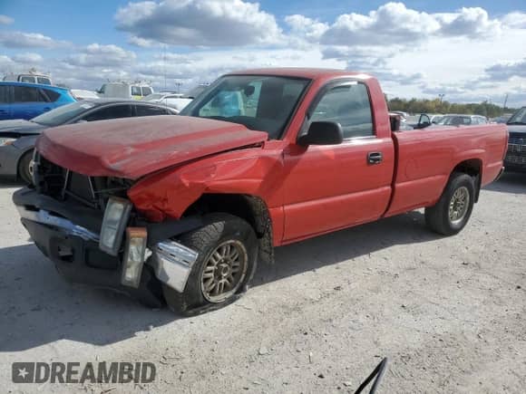 2006 Chevrolet Silverado 1500 LS with VIN 1GCEK14TX6E152535, listed as a Copart auction lot 76153124 with 85,960 mi miles and Non repairable. Bid and sale history available at DreamBid. Image 1.