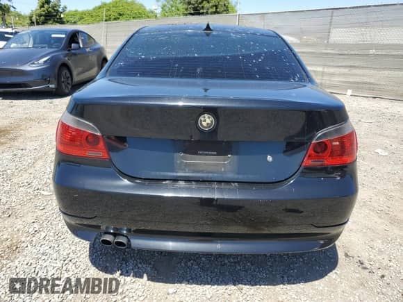 2007 BMW 5 Series 525i with VIN WBANE53527CW68691, listed as a Copart auction lot 57915145 with Not provided miles and Non repairable. Bid and sale history available at DreamBid. Image 6.