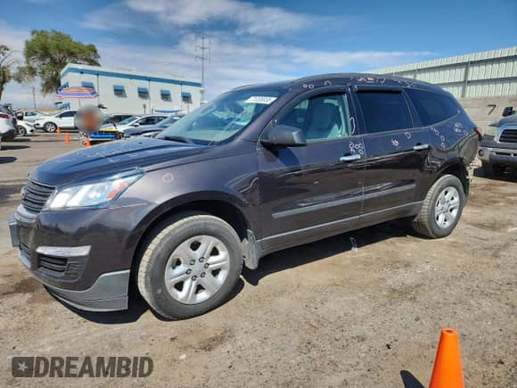 2017 Chevrolet Traverse LS with VIN 1GNKVFED1HJ306534, listed as a Copart auction lot 71038035 with Not provided miles and Salvage title. Bid and sale history available at DreamBid. Image 1.