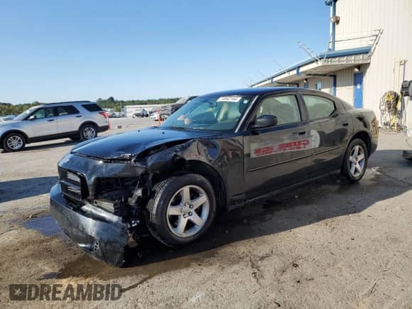 2008 Dodge Charger SE with VIN 2B3KA43G88H173280, listed as a Copart auction lot 74842144 with 199,916 mi miles and Salvage title. Bid and sale history available at DreamBid. Image 1.