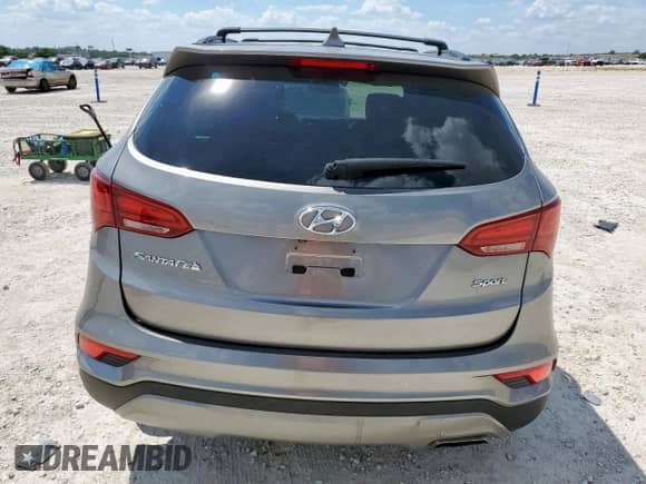 2017 Hyundai Santa Fe 2.4L with VIN 5NMZU3LB0HH033537, listed as a Copart auction lot 81092885 with 109,564 mi miles and Salvage title. Bid and sale history available at DreamBid. Image 6.
