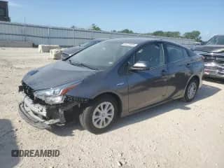 2022 Toyota Prius L Eco with VIN JTDKAMFU1N3176004, listed as a Copart auction lot 66725835 with 93,345 mi miles and Salvage title. Bid and sale history available at DreamBid. Image 1.