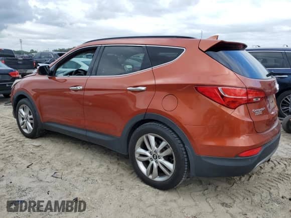 2015 Hyundai Santa Fe with VIN 5XYZW4LA2FG244995, listed as a Copart auction lot 84459855 with 160,029 mi miles and Non repairable. Bid and sale history available at DreamBid. Image 2.