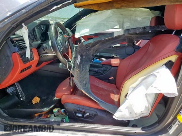 2017 BMW 4 Series 440i with VIN WBA4P1C34HK522698, listed as a Copart auction lot 61084955 with Not provided miles and Salvage title. Bid and sale history available at DreamBid. Image 7.