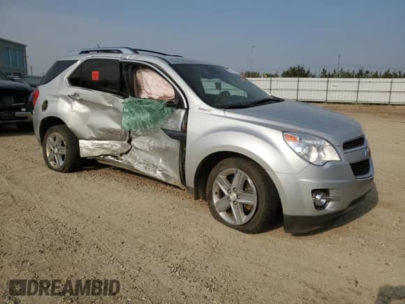 2014 Chevrolet Equinox LTZ with VIN 2GNFLHE31E6358717, listed as a Copart auction lot 71447365 with Not provided miles and Salvage title. Bid and sale history available at DreamBid. Image 4.
