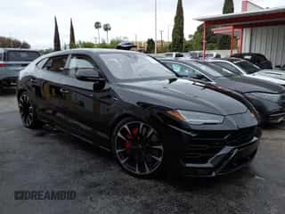 2021 Lamborghini Urus with VIN ZPBUA1ZL0MLA14933, listed as a IAAI auction lot 41693949 with 34,449 mi miles and . Bid and sale history available at DreamBid. Image 1.