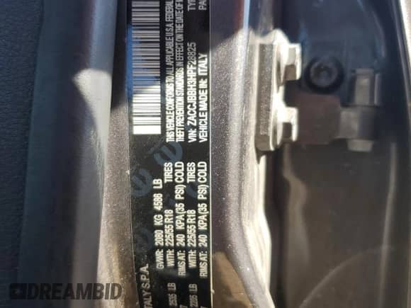 2017 Jeep Renegade Altitude с VIN ZACCJBBH3HPF28825, выставлен на аукционе Copart как лот 82325665 с пробегом 154 927 миль миль и Чистый • Clean title. История ставок и продаж доступна на DreamBid. Изображение 13.