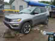 2019 Jeep Compass Trailhawk with VIN 3C4NJDDB7KT671080, listed as a Copart auction lot 60645655 with 131,581 mi miles and Salvage title. Bid and sale history available at DreamBid. Image 1.