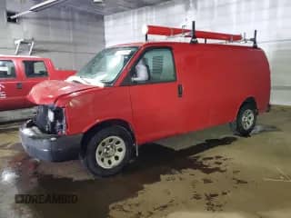2014 Chevrolet Express Cargo with VIN 1GCSGAFX2E1127137, listed as a Copart auction lot 45819375 with Not provided miles and Clean title. Bid and sale history available at DreamBid. Image 1.