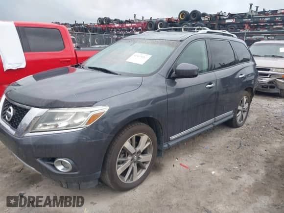 2013 Nissan Pathfinder Platinum с VIN 5N1AR2MN6DC628835, выставлен на аукционе IAAI как лот 42423417 с пробегом 206 630 миль миль и . История ставок и продаж доступна на DreamBid. Изображение 2.