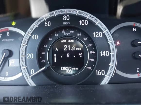 2017 Honda Accord EX-L with VIN 1HGCR3F00HA004780, listed as a IAAI auction lot 41696197 with 135,270 mi miles and . Bid and sale history available at DreamBid. Image 15.