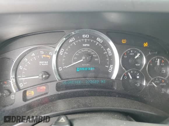 2005 Cadillac Escalade with VIN 1GYEK63N35R143564, listed as a Copart auction lot 71405115 with 222,682 mi miles and Salvage title. Bid and sale history available at DreamBid. Image 9.