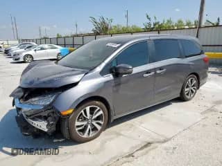 2024 Honda Odyssey Touring с VIN 5FNRL6H80RB034191, выставлен на аукционе Copart как лот 81036915 с пробегом 16 978 миль миль и Списание • Salvage title. История ставок и продаж доступна на DreamBid. Изображение 1.