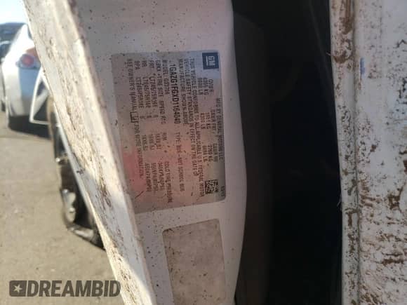 2013 Chevrolet Express Passenger LT с VIN 1GAZG1FGXD1164040, выставлен на аукционе Copart как лот 77002594 с пробегом Не указан миль и Списание • Salvage title. История ставок и продаж доступна на DreamBid. Изображение 13.