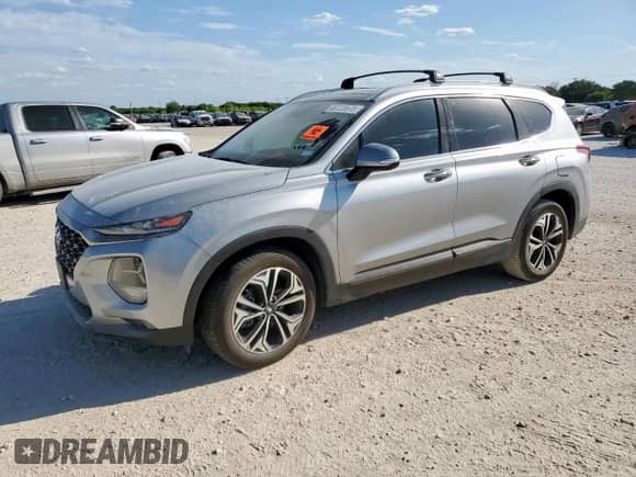 2020 Hyundai Santa Fe Limited with VIN 5NMS53AA7LH289059, listed as a Copart auction lot 66723675 with Not provided miles and Salvage title. Bid and sale history available at DreamBid. Image 1.