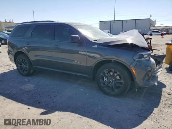 2025 Dodge Durango GT with VIN 1C4RDHDG3SC528361, listed as a Copart auction lot 60160495 with 710 mi miles and Salvage title. Bid and sale history available at DreamBid. Image 4.