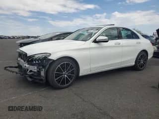 2020 Mercedes-Benz C 300 z VIN W1KWF8DB5LR594111, wystawiony jako Copart lot #69778805 z przebiegiem 34 718 mil mil oraz Szkoda całkowita • Salvage title. Historia ofert i sprzedaży dostępna na DreamBid. Obrazek 1.