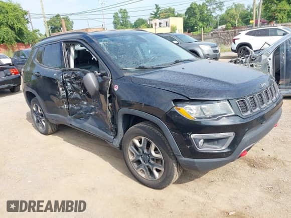 2018 Jeep Compass Trailhawk с VIN 3C4NJDDB0JT129673, выставлен на аукционе IAAI как лот 42887666 с пробегом 121 735 миль миль и . История ставок и продаж доступна на DreamBid. Изображение 1.